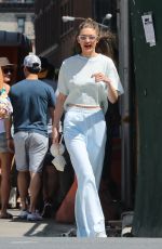 GIGI HADID Out in New York 06/25/2017