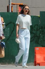 GIGI HADID Out in New York 06/25/2017
