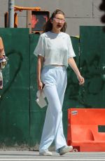 GIGI HADID Out in New York 06/25/2017