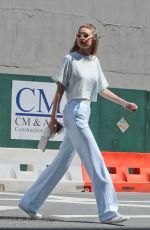 GIGI HADID Out in New York 06/25/2017