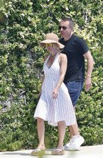 GILLIAN ANDERSON in Bikini on Vacation in Portofino 06/21/2017