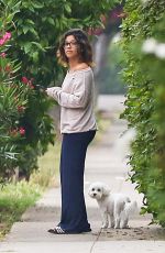 GINA RODRIGUEZ Out with Her Dog in Los Angeles 05/31/2017