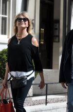 GOLDIE HAWN and Kurt Russell Out and About in London 06/09/2017