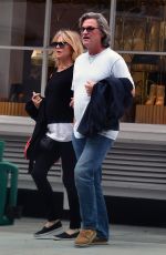 GOLDIE HAWN and Kurt Russell Out and About in London 06/09/2017