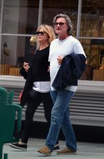 GOLDIE HAWN and Kurt Russell Out and About in London 06/09/2017