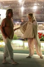 GOLDIE HAWN and Kurt Russell Out for Dinner in Skiathos 06/17/2017
