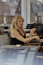 GOLDIE HAWN and Kurt Russell Out Shopping in Skiathos 06/18/2017