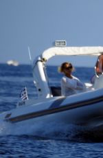 GOLDIE HAWN in Bikini Bottom on Holiday in Greece 06/27/2017\