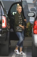 GWEN STEFANI Arrives at a Recording Studio in Hollywood 06/01/2017