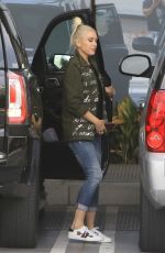 GWEN STEFANI Arrives at a Recording Studio in Hollywood 06/01/2017