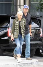 GWEN STEFANI Arrives at a Recording Studio in Hollywood 06/01/2017