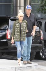 GWEN STEFANI Arrives at a Recording Studio in Hollywood 06/01/2017