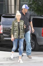 GWEN STEFANI Arrives at a Recording Studio in Hollywood 06/01/2017