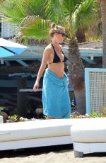 GWYNETH PALTROW in Bikini at a Beach in Marbella 06/24/2017