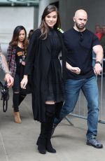 HAILEE STEINFELD Arrives at BBC Radio 1 in London 06/12/2017