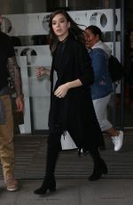 HAILEE STEINFELD Leaves BBC Radio Studios in London 06/12/2017