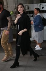 HAILEE STEINFELD Leaves BBC Radio Studios in London 06/12/2017