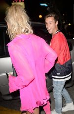 HAILEY BALDWIN and Cameron Dallas Night Out in West Hollywood 06/07/2017