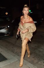 HAILEY BALDWIN Arrives at Craig