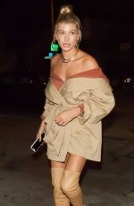 HAILEY BALDWIN Arrives at Craig