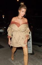 HAILEY BALDWIN Arrives at Craig