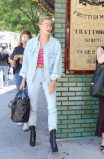 HAILEY BALDWIN at Gemma Restaurant Bowery Hotel in New York 06/20/2017