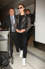 HAILEY BALDWIN at LAX Airport in Los Angeles 06/07/2017