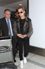 HAILEY BALDWIN at LAX Airport in Los Angeles 06/07/2017