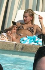 HAILEY BALDWIN in Bikini at a Pool in Beverly Hills 06/02/2017