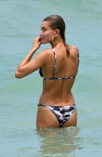 HAILEY BALDWIN in Bikini on the Beach in Miami 06/11/2017
