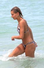 HAILEY BALDWIN in Bikini on the Beach in Miami 06/11/2017