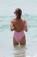HAILEY BALDWIN in Swimsuit on the Beach in Miami 06/10/2017