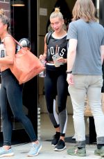 HAILEY BALDWIN Leaves a Gym in New York 06/14/2017
