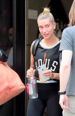 HAILEY BALDWIN Leaves a Gym in New York 06/14/2017