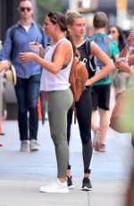 HAILEY BALDWIN Leaves a Gym in New York 06/14/2017