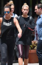HAILEY BALDWIN Leaves a Gym in New York 06/19/2017