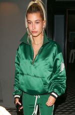 HAILEY BALDWIN Leaves Craig