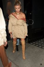 HAILEY BALDWIN Leaves Craig