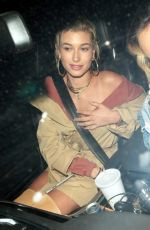 HAILEY BALDWIN Leaves Craig