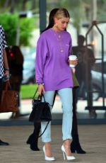 HAILEY BALDWIN Leaves Her Hotel in Miami 06/09/2017