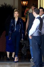 HAILEY BALDWIN Leaves Montage Hotel in Beverly Hills 06/01/2017