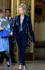 HAILEY BALDWIN Leaves Montage Hotel in Beverly Hills 06/01/2017