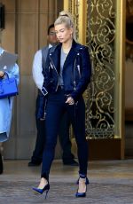 HAILEY BALDWIN Leaves Montage Hotel in Beverly Hills 06/01/2017