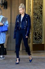 HAILEY BALDWIN Leaves Montage Hotel in Beverly Hills 06/01/2017