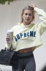 HAILEY BALDWIN Out and About in West Hollywood 06/08/2017