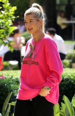 HAILEY BALDWIN Out for Lunch at Bouchon in Beverly Hills 06/01/2017