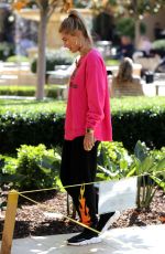 HAILEY BALDWIN Out for Lunch at Bouchon in Beverly Hills 06/01/2017