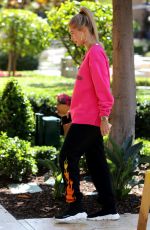 HAILEY BALDWIN Out for Lunch at Bouchon in Beverly Hills 06/01/2017