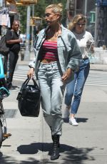 HAILEY BALDWIN Out for Lunch in New York 06/20/2017