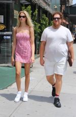 HAILEY CLAUSON in Short Dress Out in New York 06/21/2017